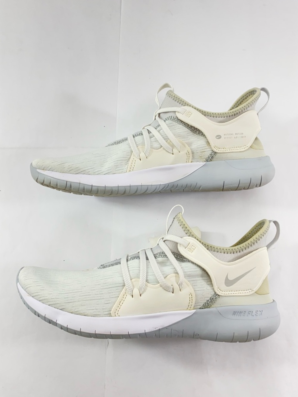 Nike Flex Contact 3 Running Shoes AQ7488-100 Beige White Women’s Size 9.5